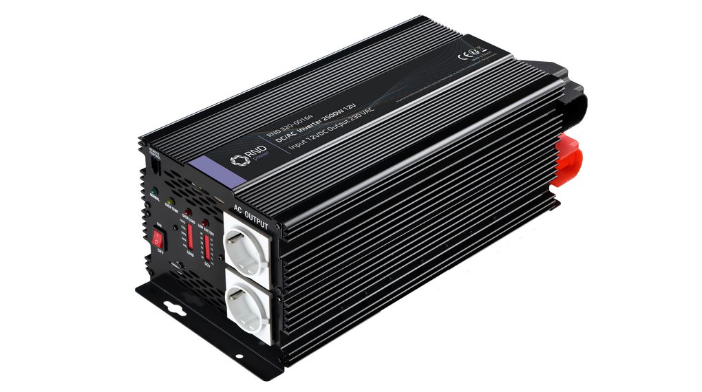 DC / AC Inverter 12V 2.5kW DE Type F (CEE 7/3) Socket